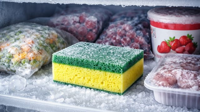 Congelar esponjas: para qué sirve y por qué cada vez más personas implementan este truco