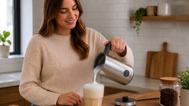 El espumador de leche más vendido de Lidl: cuenta con 4 programas distintos para obtener la textura deseada