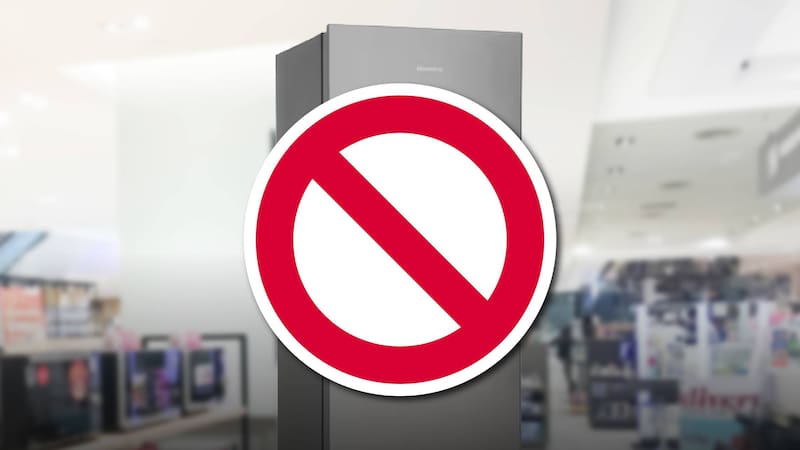 La Profeco, en coordinación con la Conuee y la Caname, alerta sobre el refrigerador Hisense modelo RT90N6WKX, debido a que incumple con la norma de eficiencia energética aplicable en México.