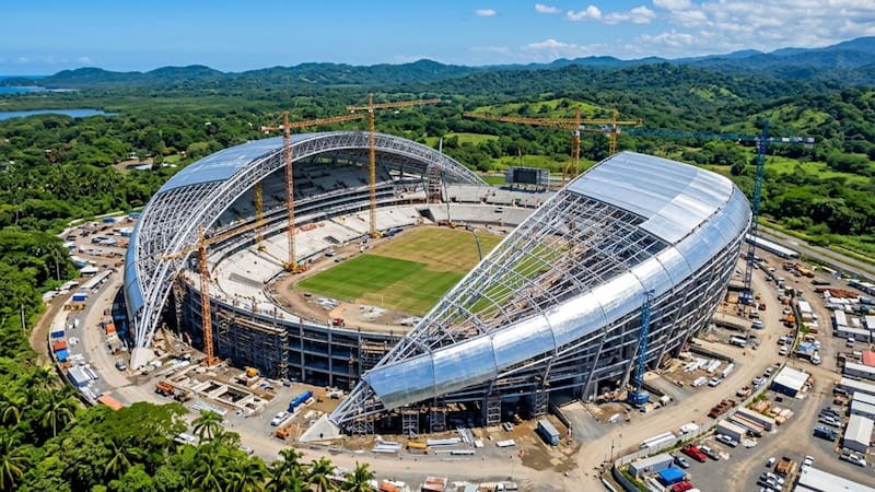 Construyen el estadio más moderno y avanzado de Centroamérica: será la nueva joya arquitectónica del deporte y orgullo de un país.