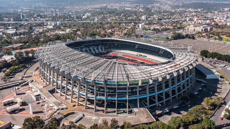 El mítico estadio capitalino se alista para recibir su tercer Copa del Mundo.