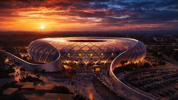 China construye el megaestadio de fútbol más moderno de América Latina: le gana al Maracaná y al Azteca