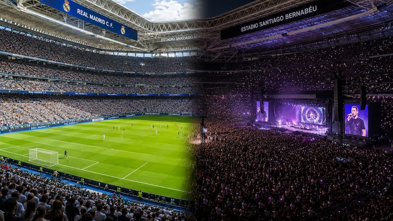 Estadio Santiago Bernabéu | Imagen generada con ChatGPT