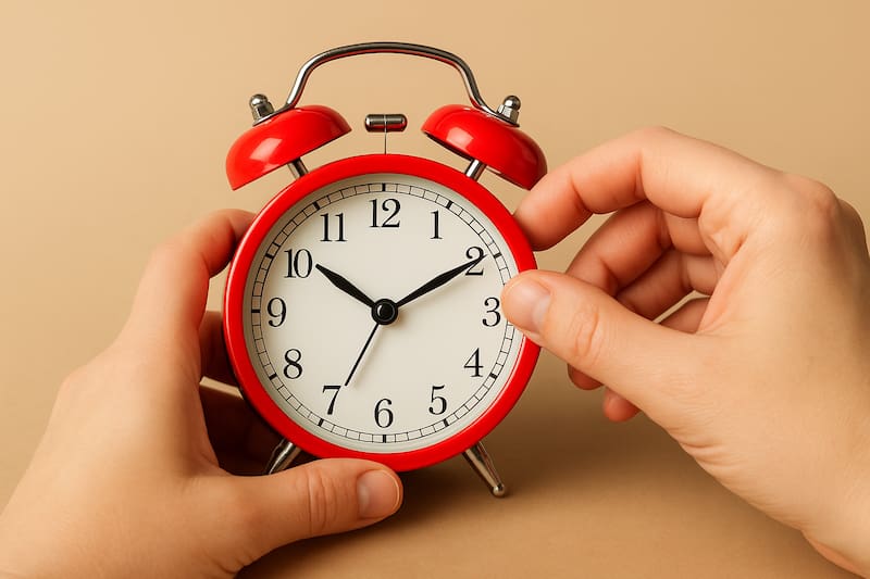 El domingo 8 de marzo de 2026 comienza el horario de verano en Estados Unidos. Fuente: Archivo.