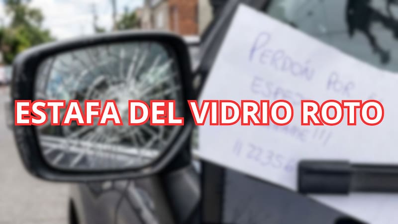 Te rompen el espejo retrovisor y te dejan una nota: qué significa y por qué es importante saber cómo actuar.