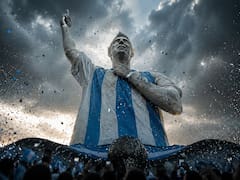 Construyen el Messi más grande del mundo: mide 26 metros, tardaron 2 años en hacerlo y es el orgullo del país