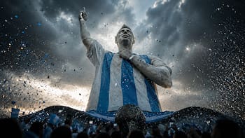 Construyen el Messi más grande del mundo: mide 26 metros, tardaron 2 años en hacerlo y es el orgullo del país