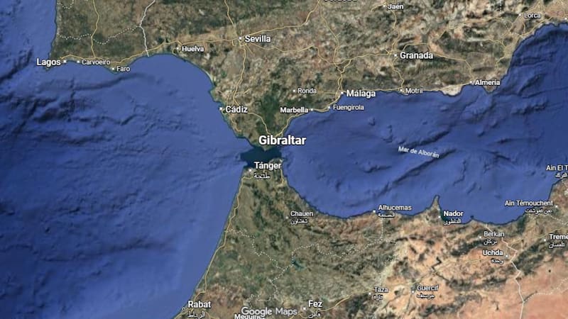 Este importante estrecho está a punto de desaparecer del mapa y reconfigurará el océano atlántico. Foto: Maps