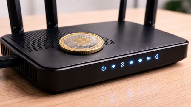 Poner una moneda arriba del router de WiFi: para qué sirve y por qué recomiendan hacerlo