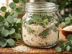 Es tendencia | Para qué sirve poner un frasco de arroz con eucalipto en el interior de la casa y por qué lo recomiendan