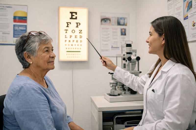 El examen médico en CRC autorizado incluye pruebas visuales, auditivas y psicosensométricas obligatorias.