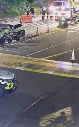 Tragedia en la autopista Medellín–Bogotá | Explosión de granada deja dos muertos y dos policías heridos