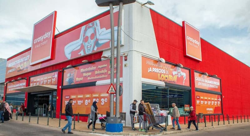 Cada semana, Crazy Day Factory recibe nuevos productos a precios imbatible.
(Fuente: Crazy Day Factory)