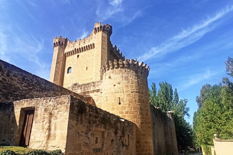 El Castillo de Sajazarra, construido en el siglo XV por la familia Velasco, es uno de los mejores ejemplos de arquitectura militar medieval conservados en La Rioja.