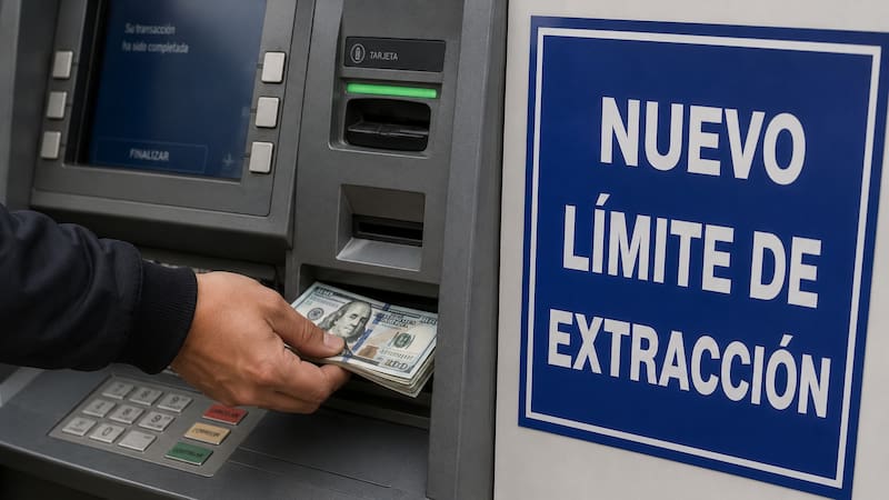 Cambian los cajeros automáticos: a partir de junio solo se podrá extraer esta cantidad de efectivo en terminales.