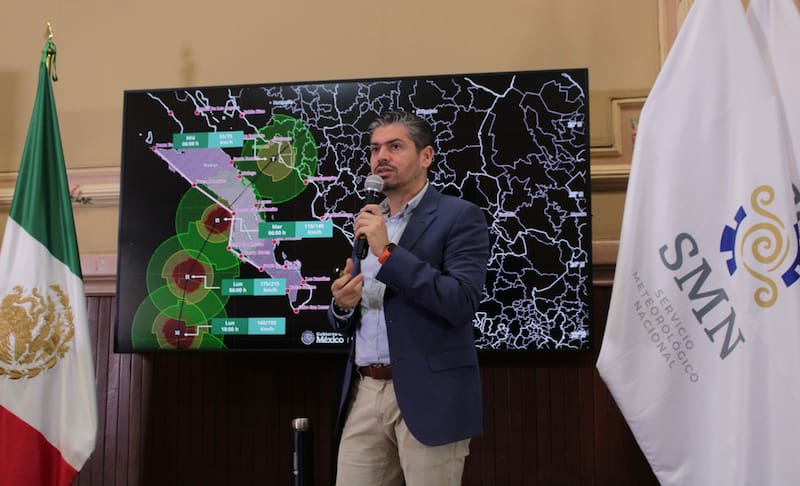 Reportes del huracán Polo para este sábado 26 de septiembre.