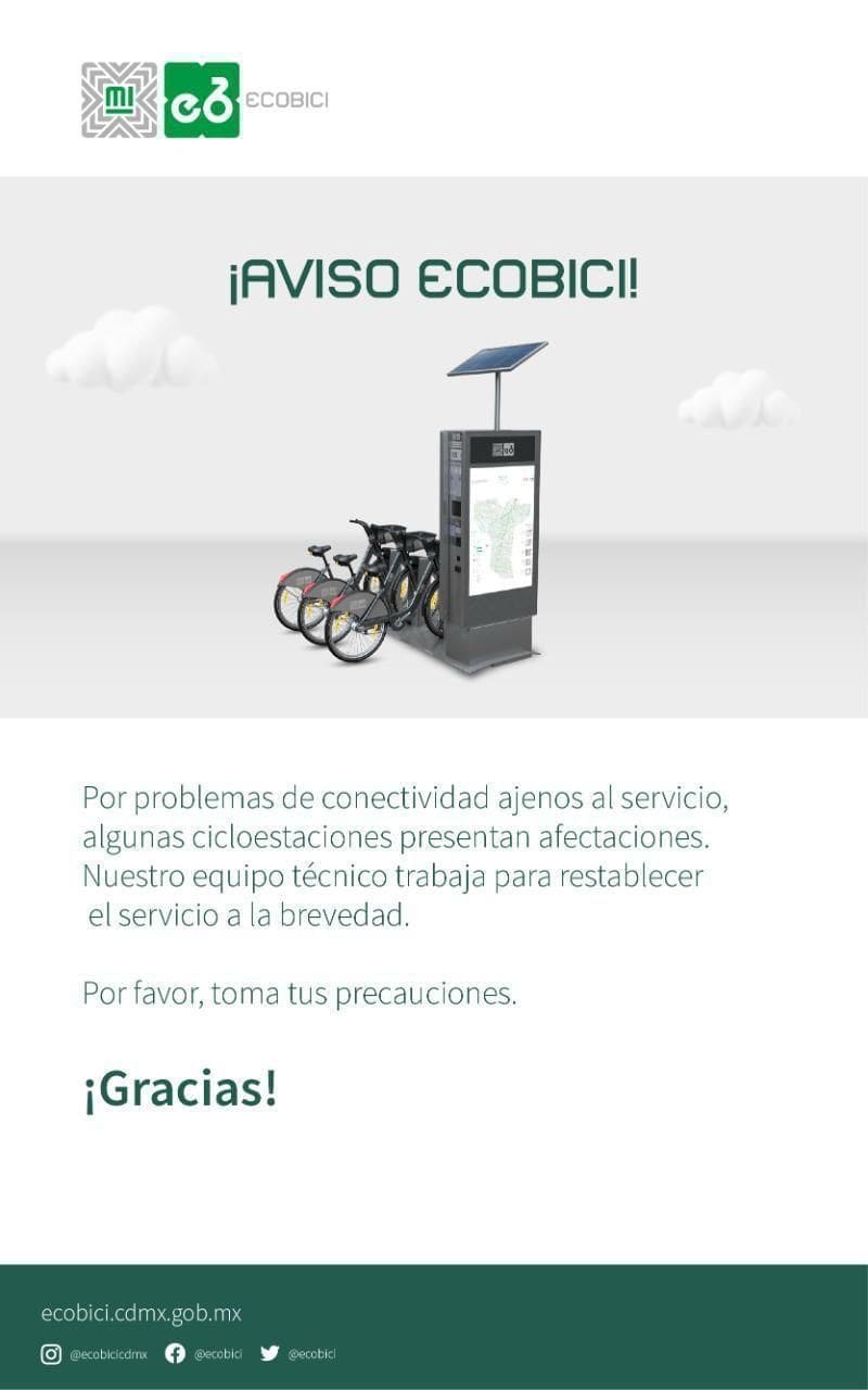 Dos datos de Ecobici que debes tener en cuenta al usarla