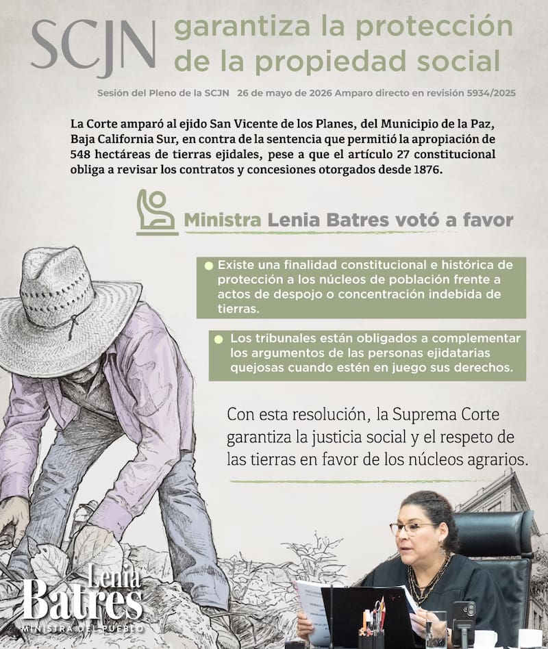 Amparo Directo en Revisión 805/2026. Resuelto en sesión de Pleno el 26 de mayo de 2026.