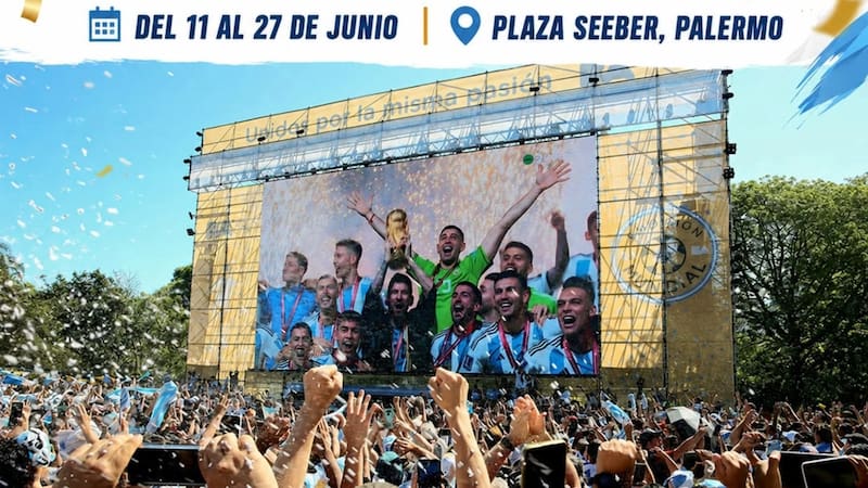 Del 11 al 27 de junio, la Ciudad invita a disfrutar del Buenos Aires Fan Fest. Foto: Instagram @buenosairesturismo.