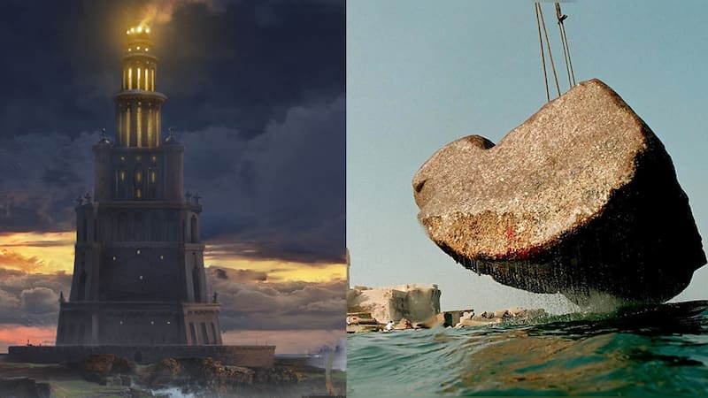 Hallazgo histórico: rescatan del mar restos del Faro de Alejandría, una de las 7 maravillas del mundo