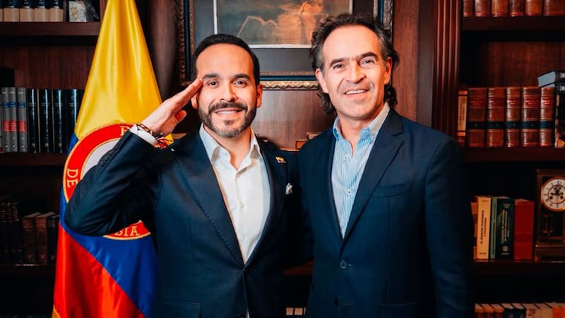 Federico Gutiérrez pidió a Abelardo de la Espriella recursos para reactivar obras y fortalecer la seguridad en Medellín