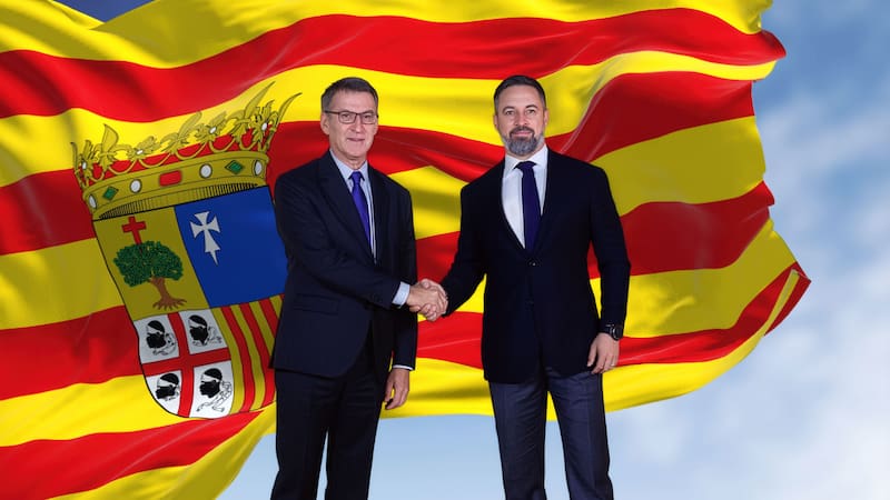PP y Vox avanzan en Aragón para cerrar un acuerdo de gobierno que permita investir a Jorge Azcón antes del plazo límite del 3 de mayo.