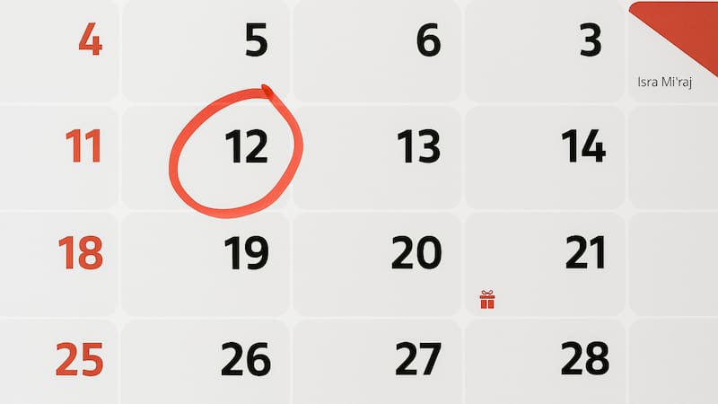 El lunes 12 de octubre de 2026 es feriado federal en Estados Unidos por el Columbus Day.