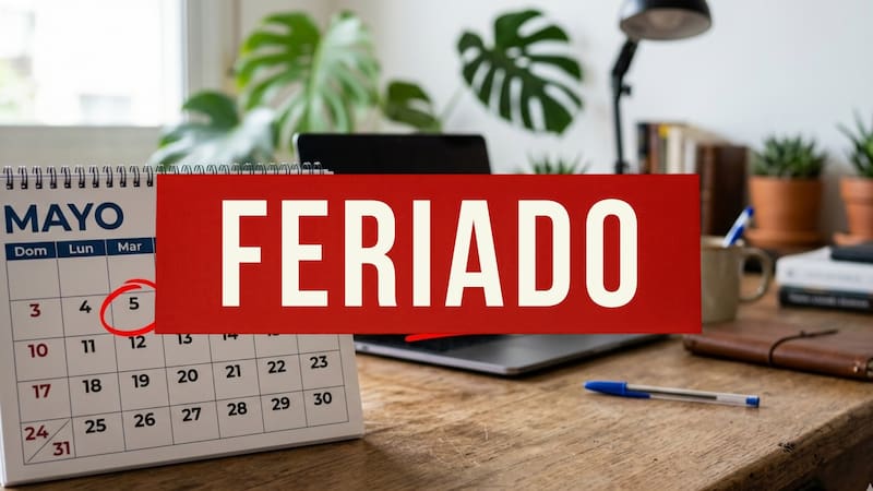 Decretan feriado el 5 de mayo y habrá un día de descanso extra para estas personas. Foto (Archivo)