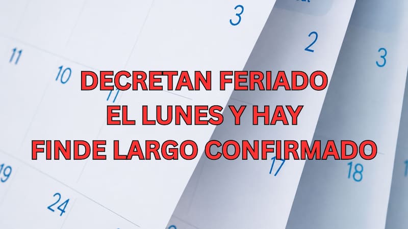 La fecha anunciada permitirá la conformación de un nuevo fin de semana largo para una gran parte de los argentinos. (Foto: Archivo)