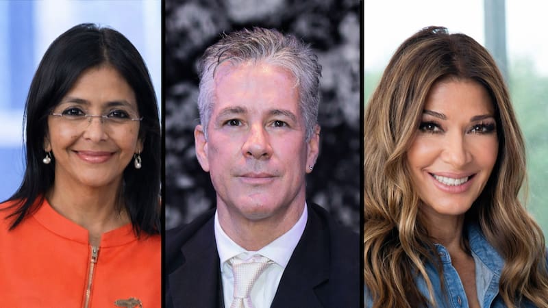 Fernando Carrillo, galán de telenovelas y ex de Catherine Fulop: “Delcy Rodriguez fue el amor de mi vida”. (Imagen: ChatGPT)