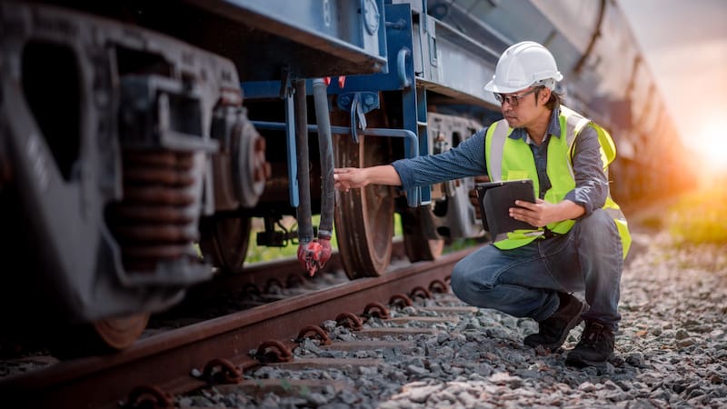 Trabajadores ferroviarios