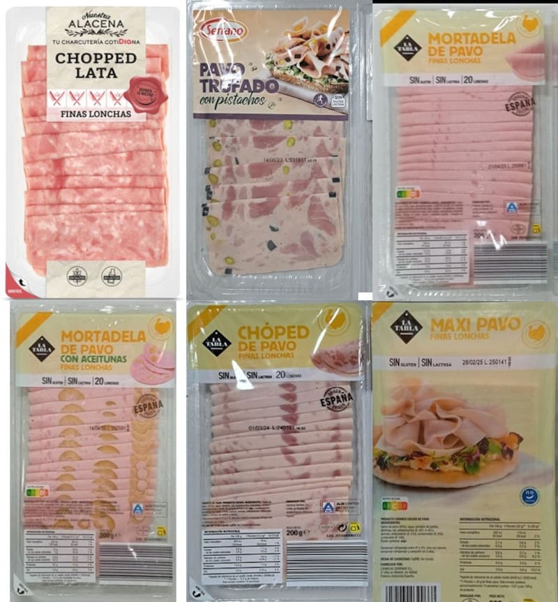 arios lotes de mortadela, chopped y fiambre de pavo han sido retirados de supermercados tras detectarse la presencia de Listeria monocytogenes.