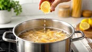 Poner limón en el agua para cocinar los fideos: por qué lo recomiendan y para qué sirve