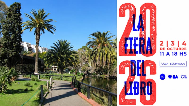 La Fiera del Libro se realizará del 2 al 4 de octubre en el Ecoparque de la Ciudad de Buenos Aires.