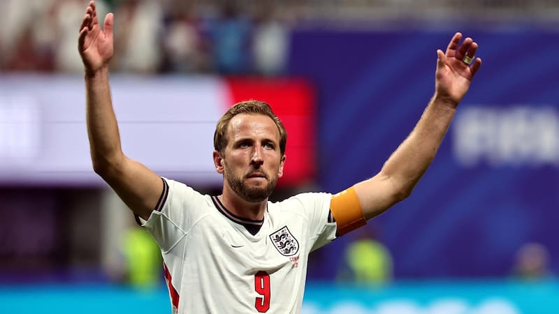 ATLANTA (United States), 01/07/2026.- Harry Kane of England celebrates after the FIFA World Cup 2026 Round of 32 match England against Democratic Republic of Congo, in Atlanta, USA, 01 July 2026. EFE/EPA/RONALD WITTEK