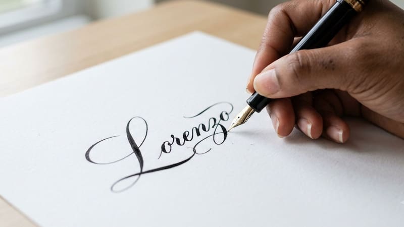 Qué significa que firmes con la letra inicial de tu nombre, según la grafología