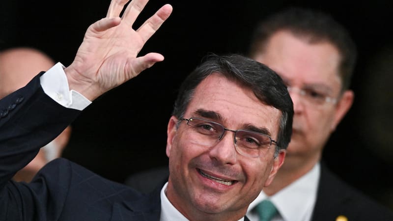 Flávio Bolsonaro, hijo de Jair.