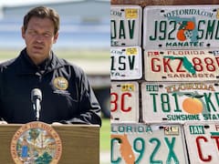 Florida anunció la mejor noticia | Ron DeSantis firmó una nueva ley de placas que beneficiará a miles de conductores y familias inmigrantes