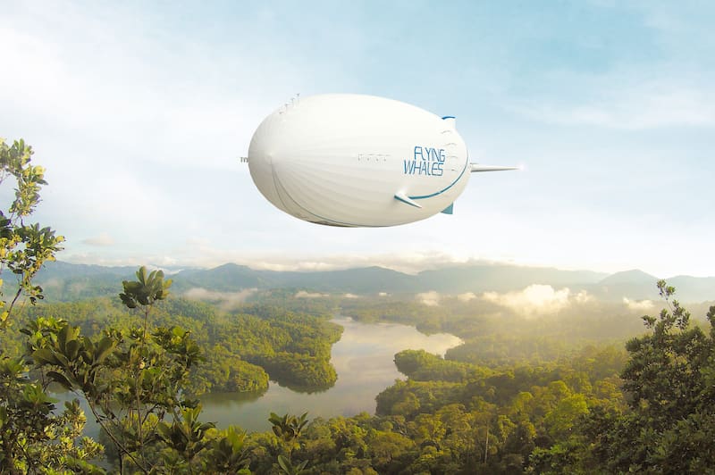 El secretario de Economía, Marcelo Ebrard, y Sébastien Bougon, presidente de Flying Whales, mantuvieron un encuentro donde coordinaron la inversión para una base de dirigibles en México.