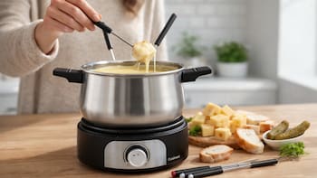 Largas filas en Lidl por esta fondue eléctrica: prepara desde queso hasta chocolate fundido por menos de 30 euros