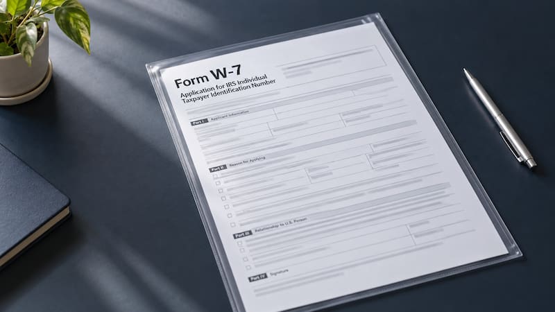 El Formulario W-7 es la solicitud que deben completar y presentar las personas que necesiten obtener o renovar un ITIN.