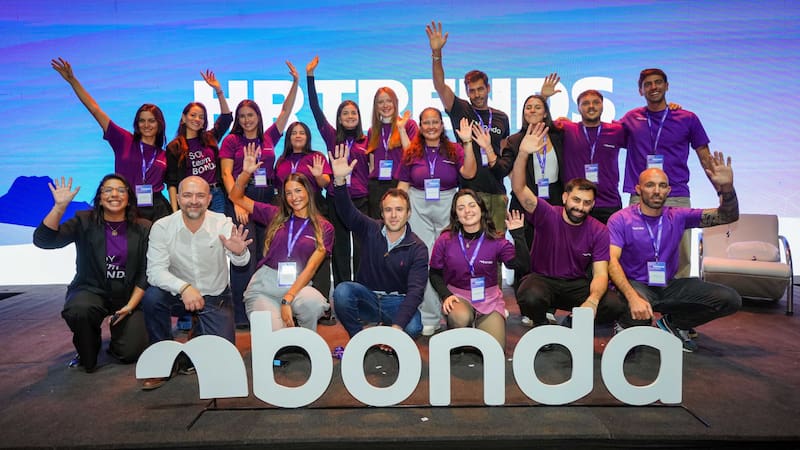 Parte del equipo de Bonda en HRTrends, el evento insignia de la empresa, donde se presentan las tendencias de RRHH.