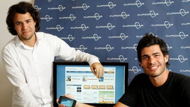 Brian Klahr y Agustin Perelman, co-founders de Cuponstar, actual Bonda.