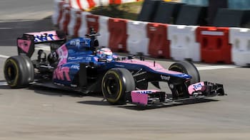 Franco Colapinto hace su primera salida en la histórica exhibición en Buenos Aires