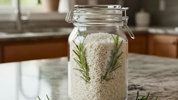 Es tendencia | Para qué sirve poner arroz con romero en un frasco dentro de la casa y por qué es recomendado