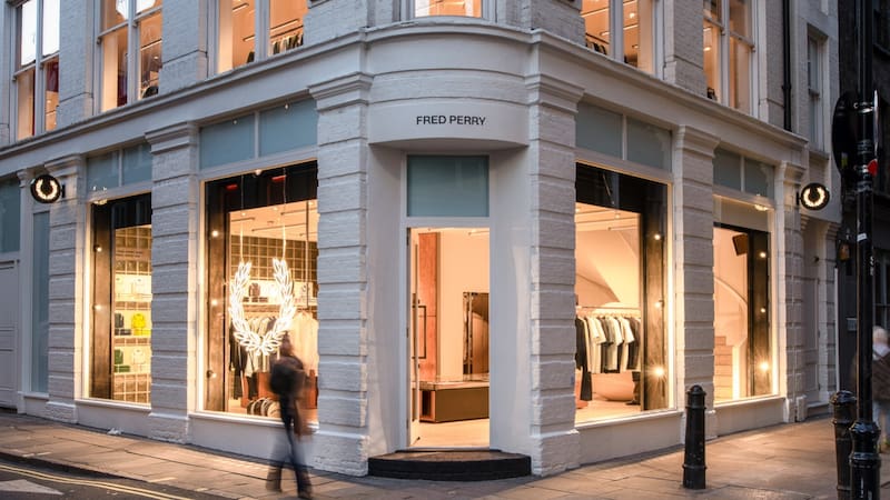 El nuevo local de Fred Perry en Argentina.