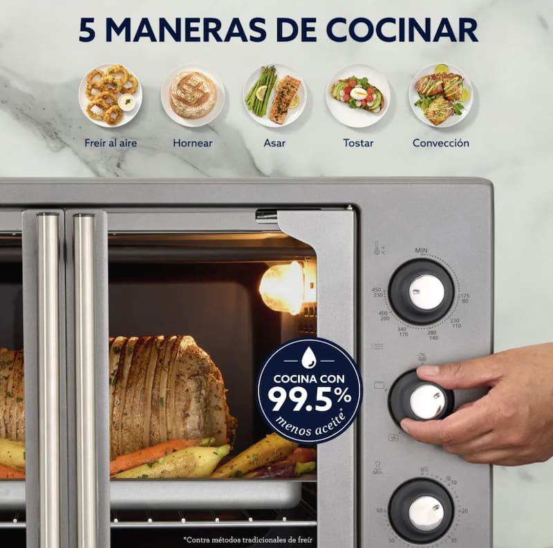 Un nuevo dispositivo inteligente, que incorpora tecnología de cocción sin aceite, busca reemplazar los métodos tradicionales de preparación de alimentos.