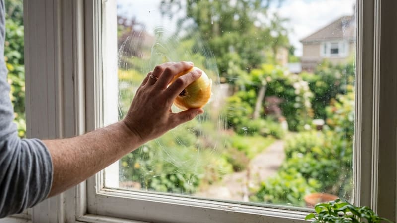 Frotar una cebolla por la ventana, para qué sirve y por qué recomiendan hacerlo
Fuente: IA