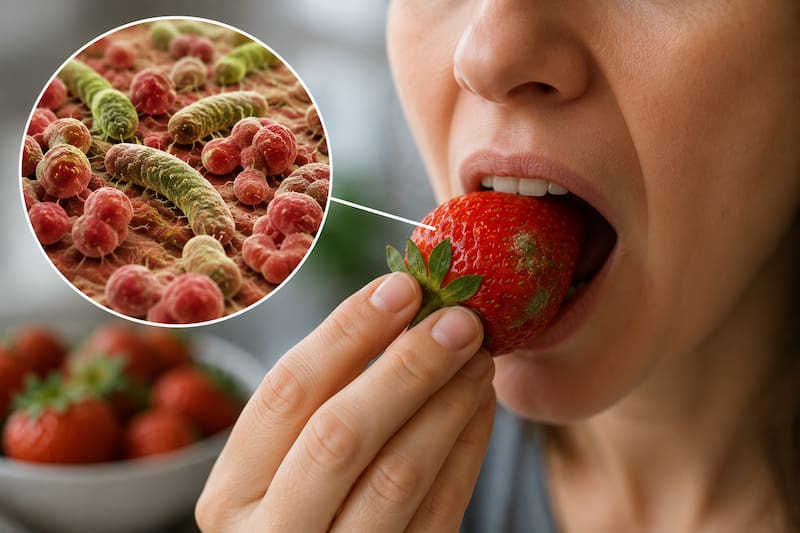 Las autoridades investigan un brote de Cyclospora asociado al consumo de alimentos frescos contaminados.