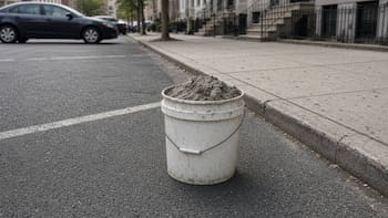 Confirmado | Prohíben apartar lugar en las calles de la ciudad con cubetas o esferas de cemento